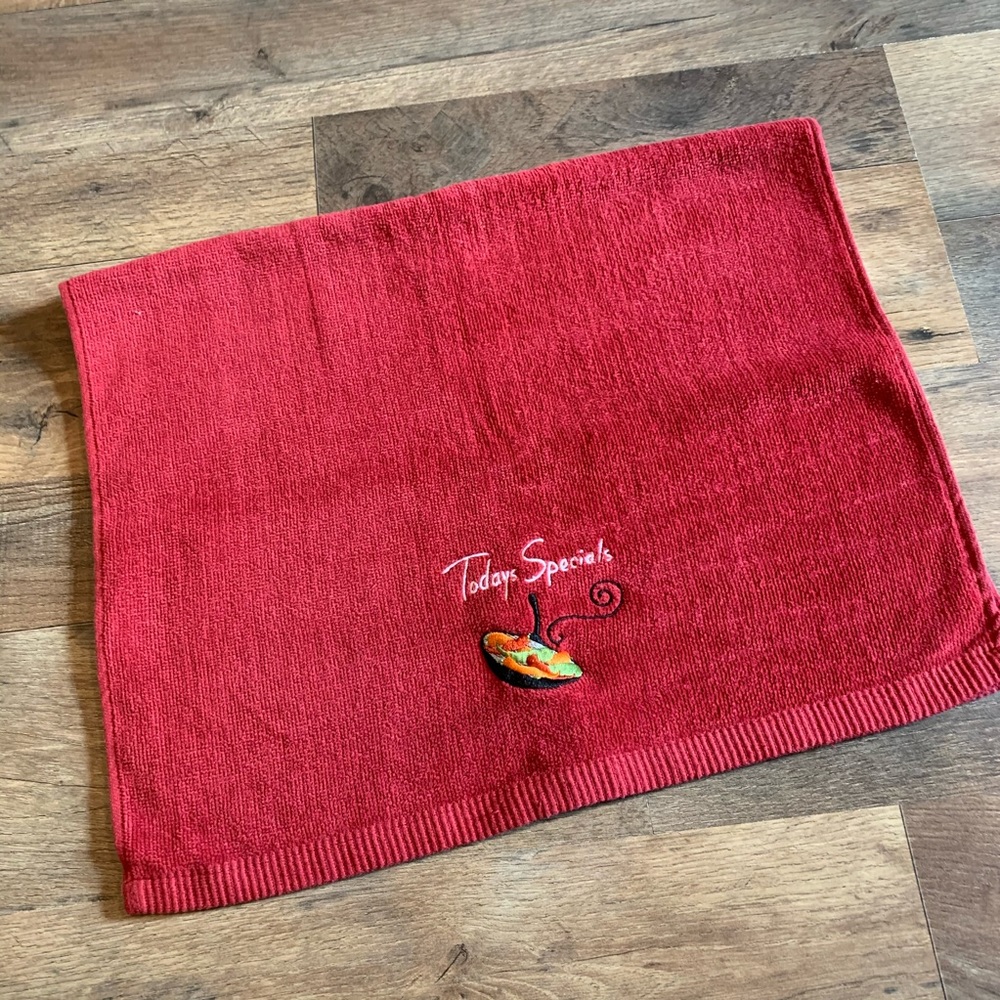 Today’s specials kitchen dish towel